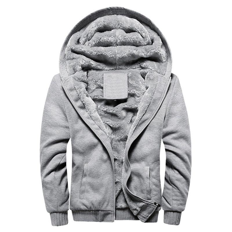 Hommes Sweats à Capuche Automne Mode Sweat-shirt Homme Veste à Capuche Blousons à Capuche Hiver Manteaux Chauds Homme Hiver Lourd Manches Longues Sport Doux Sweat-shirts