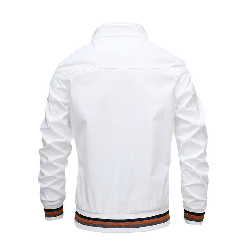 Blouson léger homme, nouvelle veste décontractée coupe-vent, vestes coupe-vent pour homme, printemps, automne, décontracté, extérieur, imperméable, élégant, bleu, slim