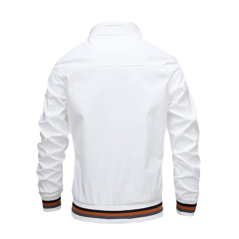 Blouson léger homme, nouvelle veste décontractée coupe-vent, vestes coupe-vent pour homme, printemps, automne, décontracté, extérieur, imperméable, élégant, bleu, slim