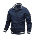 Blouson léger homme, nouvelle veste décontractée coupe-vent, vestes coupe-vent pour homme, printemps, automne, décontracté, extérieur, imperméable, élégant, bleu, slim