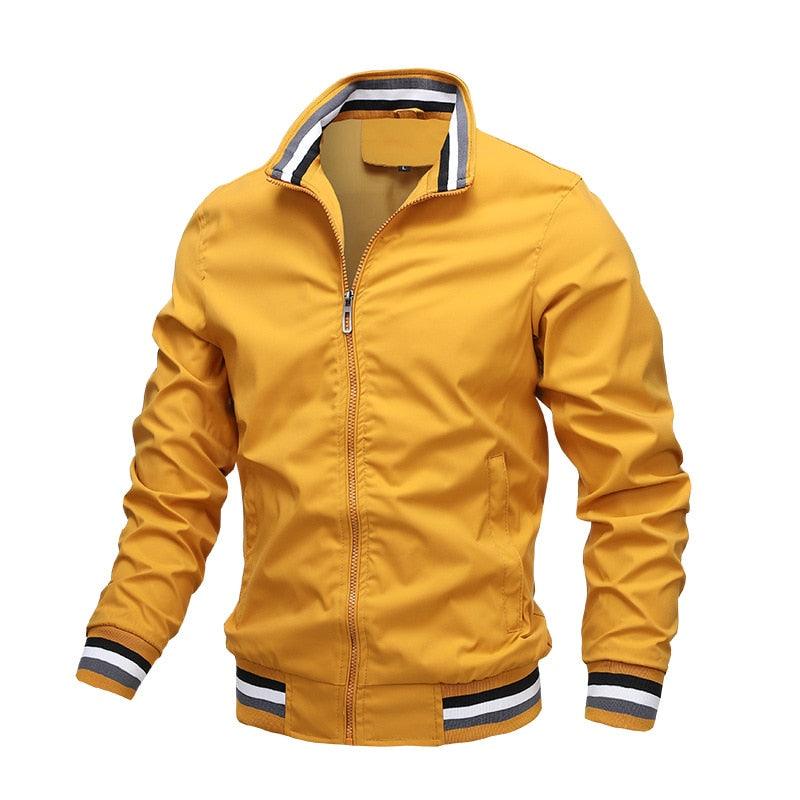 Blouson léger homme, nouvelle veste décontractée coupe-vent, vestes coupe-vent pour homme, printemps, automne, décontracté, extérieur, imperméable, élégant, bleu, slim