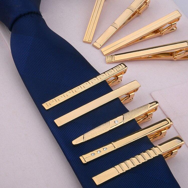 Attache-cravate en alliage métallique pour homme, pince à cravate, pince à barre, accessoires de cravate pour homme, pince à cravate, cadeau classique, mariage, marié, affaires, mode, cadeaux formels