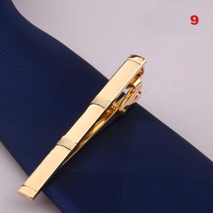 Attache-cravate en alliage métallique pour homme, pince à cravate, pince à barre, accessoires de cravate pour homme, pince à cravate, cadeau classique, mariage, marié, affaires, mode, cadeaux formels