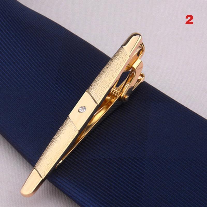 Attache-cravate en alliage métallique pour homme, pince à cravate, pince à barre, accessoires de cravate pour homme, pince à cravate, cadeau classique, mariage, marié, affaires, mode, cadeaux formels