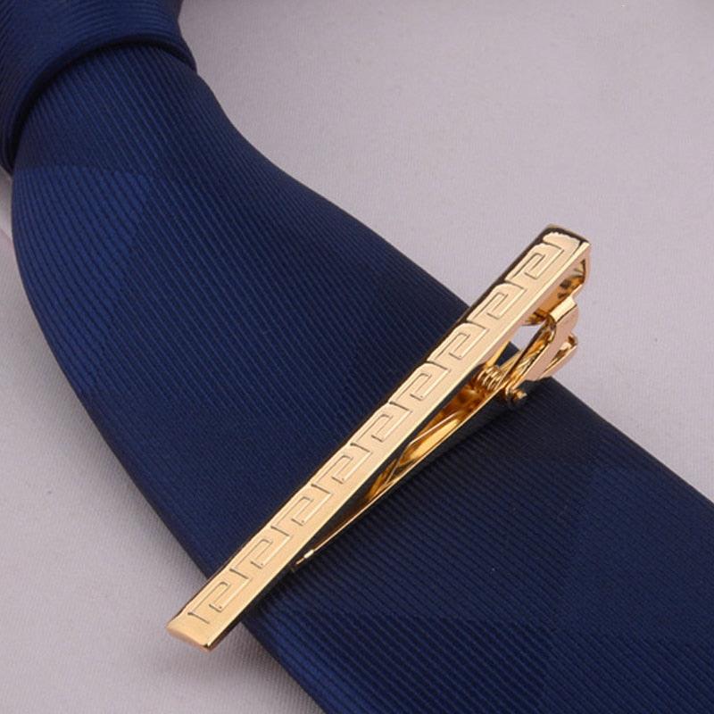 Attache-cravate en alliage métallique pour homme, pince à cravate, pince à barre, accessoires de cravate pour homme, pince à cravate, cadeau classique, mariage, marié, affaires, mode, cadeaux formels