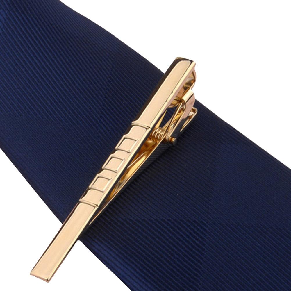 Attache-cravate en alliage métallique pour homme, pince à cravate, pince à barre, accessoires de cravate pour homme, pince à cravate, cadeau classique, mariage, marié, affaires, mode, cadeaux formels