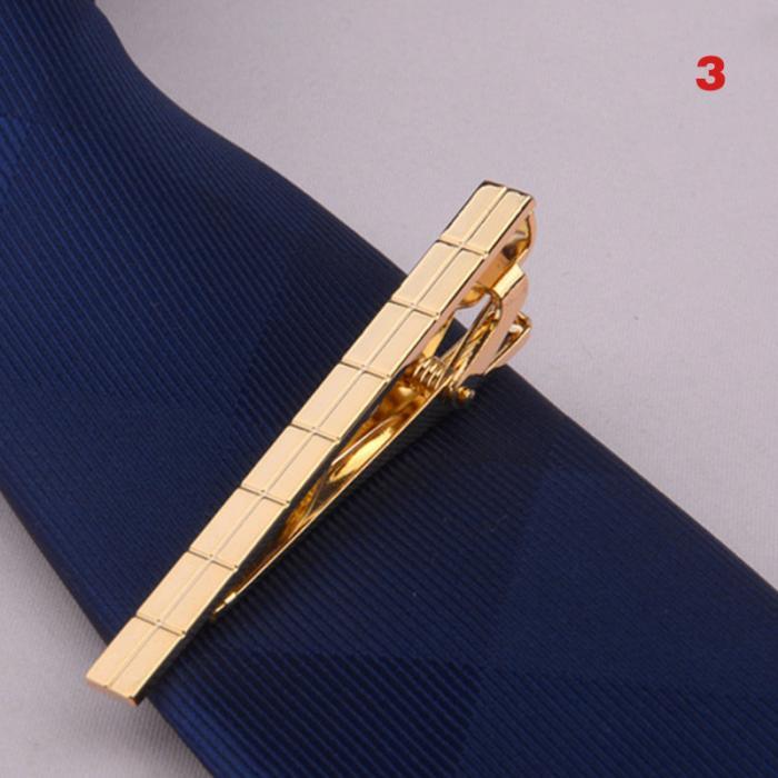 Attache-cravate en alliage métallique pour homme, pince à cravate, pince à barre, accessoires de cravate pour homme, pince à cravate, cadeau classique, mariage, marié, affaires, mode, cadeaux formels