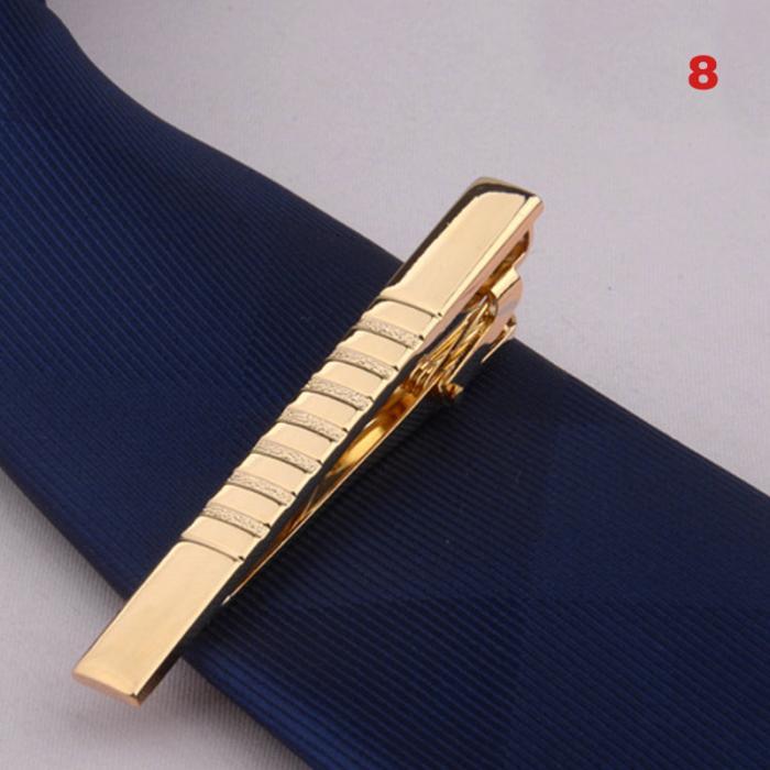 Attache-cravate en alliage métallique pour homme, pince à cravate, pince à barre, accessoires de cravate pour homme, pince à cravate, cadeau classique, mariage, marié, affaires, mode, cadeaux formels