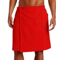 Peignoir pour homme en polaire en peluche, serviette de bain, spa, gym, couleur unie, design élégant, avec poche, tendance