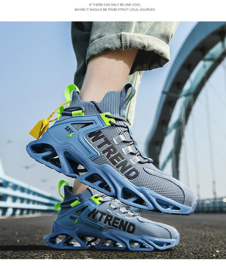Chaussures de sport de luxe décontractées pour hommes Baskets blanches de mode pour la course à pied et la marche Athlétisme Baskets de course pour hommes Nouvelles baskets