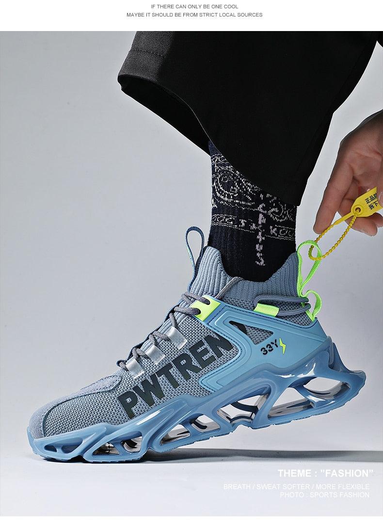 Chaussures de sport de luxe décontractées pour hommes Baskets blanches de mode pour la course à pied et la marche Athlétisme Baskets de course pour hommes Nouvelles baskets