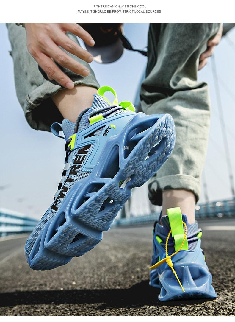 Chaussures de sport de luxe décontractées pour hommes Baskets blanches de mode pour la course à pied et la marche Athlétisme Baskets de course pour hommes Nouvelles baskets