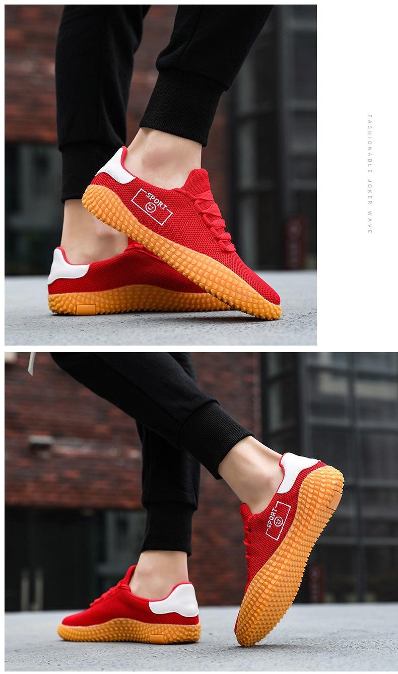 Baskets noires pour hommes Chaussures respirantes en maille Chaussures de sport noires à la mode Chaussures de marche plates et décontractées Chaussures décontractées respirantes Baskets montantes décontractées à lacets pour hommes à la mode