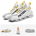 Baskets de Course Réfléchissantes à Lames pour Hommes - Chaussures de Sport Décontractées de Luxe pour la Marche et la Gym - Baskets en Maille Respirante de Haute Qualité pour le Jogging, la Marche et l'Athlétisme