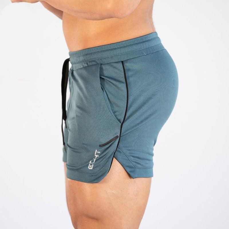 Short de sport pour homme, entraînement en salle, décontracté, fitness, course, grille, séchage rapide, compression, athlétisme, séchage rapide, actif, course, musculation, avec poches.