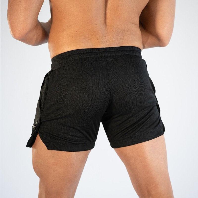 Short de sport pour homme, entraînement en salle, décontracté, fitness, course, grille, séchage rapide, compression, athlétisme, séchage rapide, actif, course, musculation, avec poches.