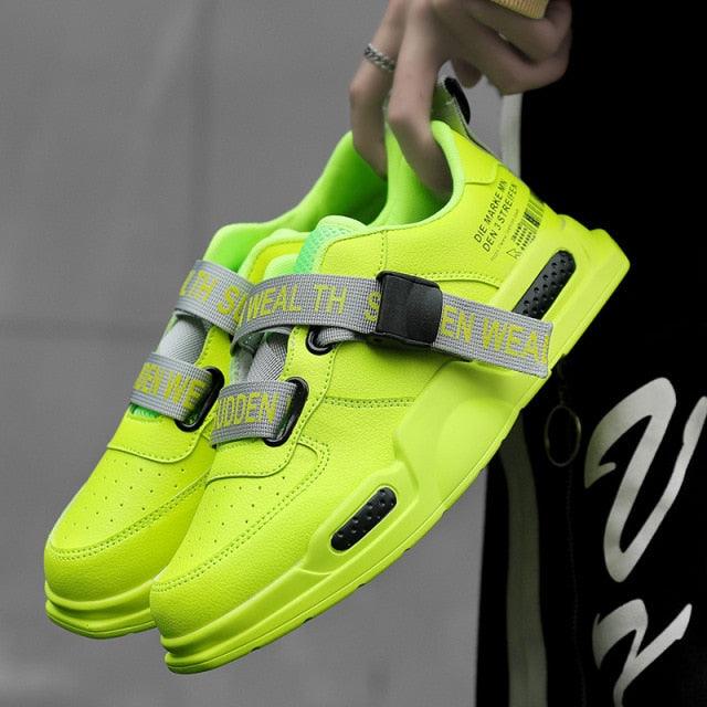 Baskets pour Homme en Cuir de Haute Qualité, Tendance, Confortables, Chaussures Décontractées pour Homme, Antidérapantes, Respirantes, pour le Basketball et la Course, de Luxe