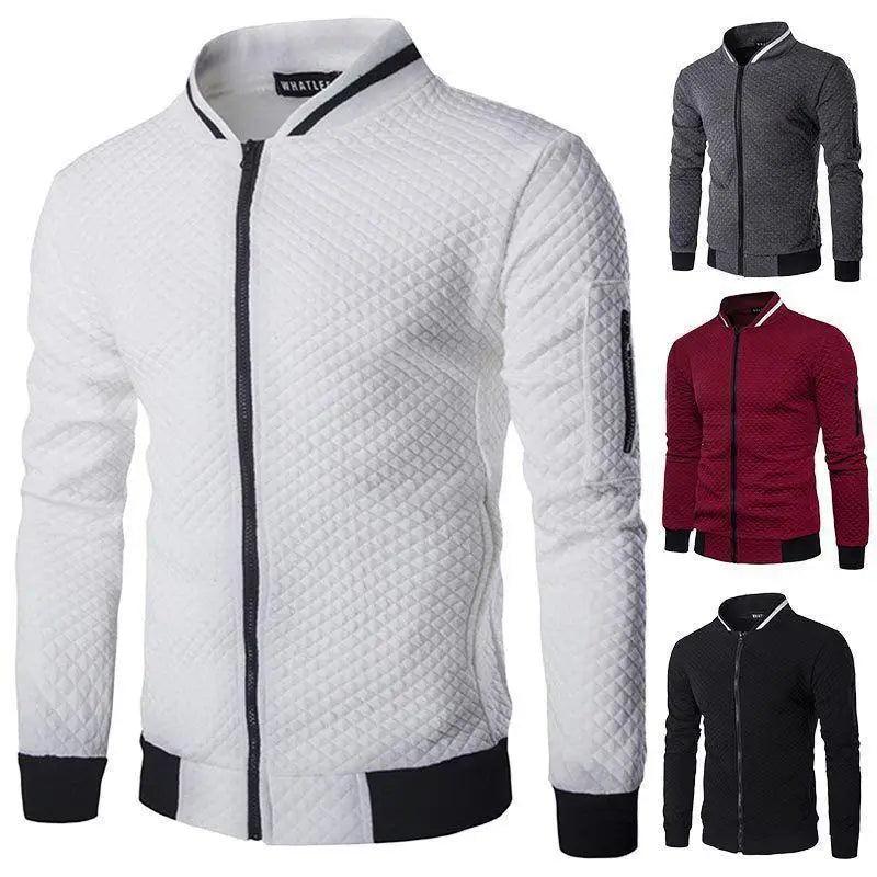 Veste Homme Sport Décontracté Jogging Course Fitness Veste pour Homme Blouson Bomber Chaud Uni Veste de Sport Design Unique Veste Classique Homme