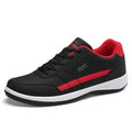 Baskets en cuir pour hommes Baskets décontractées et confortables de luxe Homme Baskets de sport à lacets en cuir artificiel Baskets plates de printemps pour hommes Baskets de sport décontractées pour hommes