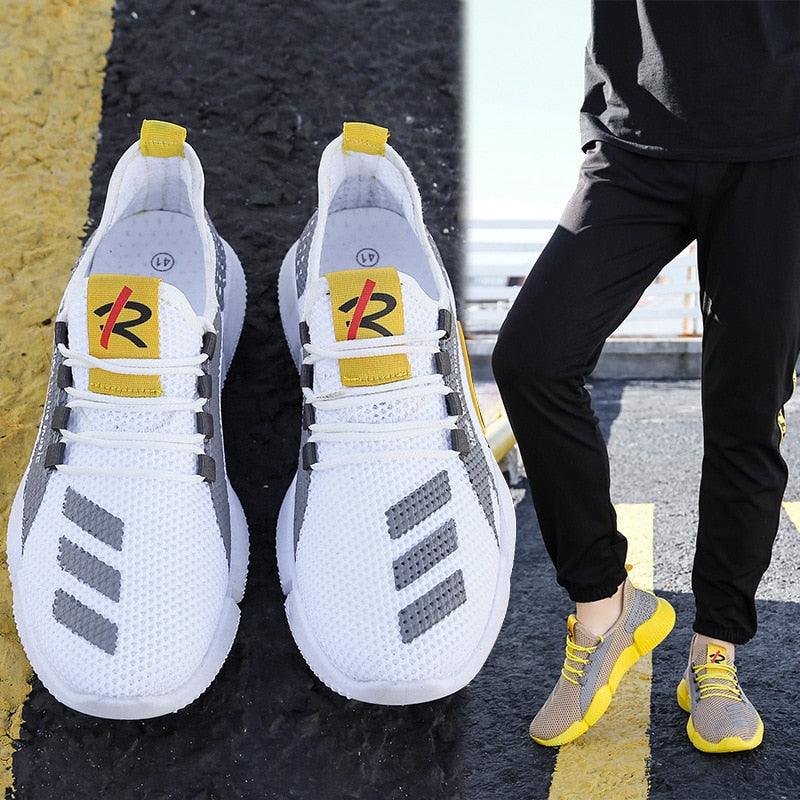 Chaussures de course légères pour hommes, nouvelles baskets de sport d'été confortables et respirantes, mode extérieure, légères, athlétiques, décontractées et respirantes, pour la marche, la course, le jogging