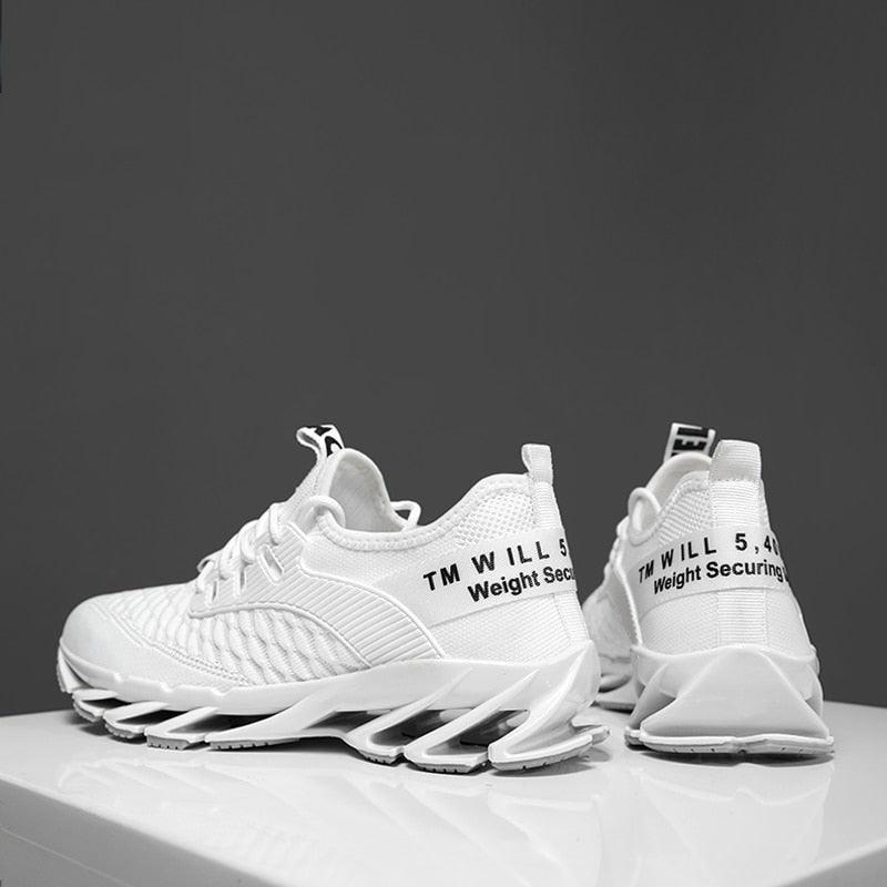 Chaussures de Course pour Hommes Antidérapantes Légères Confortables Air Sports Hommes Marche Sport Course Athlétique Antidérapante Mode Respirante Luxe Moderne Baskets d'Extérieur