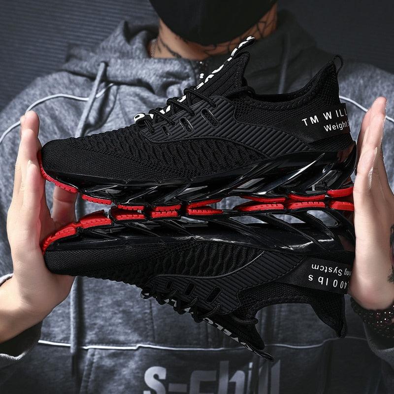 Chaussures de Course pour Hommes Antidérapantes Légères Confortables Air Sports Hommes Marche Sport Course Athlétique Antidérapante Mode Respirante Luxe Moderne Baskets d'Extérieur