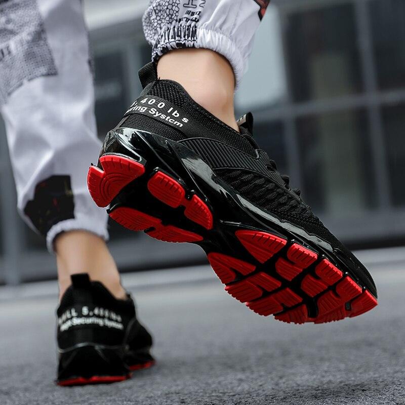 Chaussures de Course pour Hommes Antidérapantes Légères Confortables Air Sports Hommes Marche Sport Course Athlétique Antidérapante Mode Respirante Luxe Moderne Baskets d'Extérieur