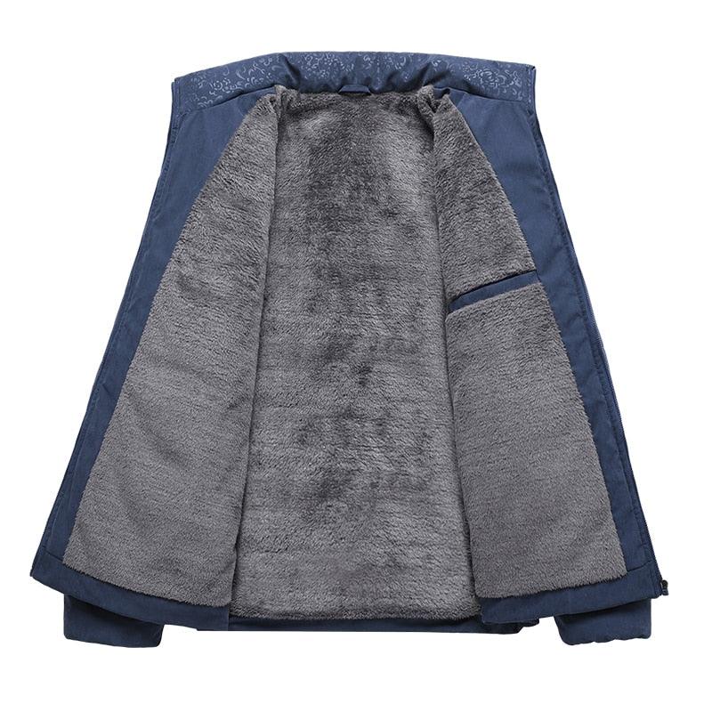 Veste d'hiver chaude pour homme Veste décontractée pour homme Veste de mode printemps automne Veste rembourrée épaisse et chaude confortable pour homme Veste d'aventure en plein air