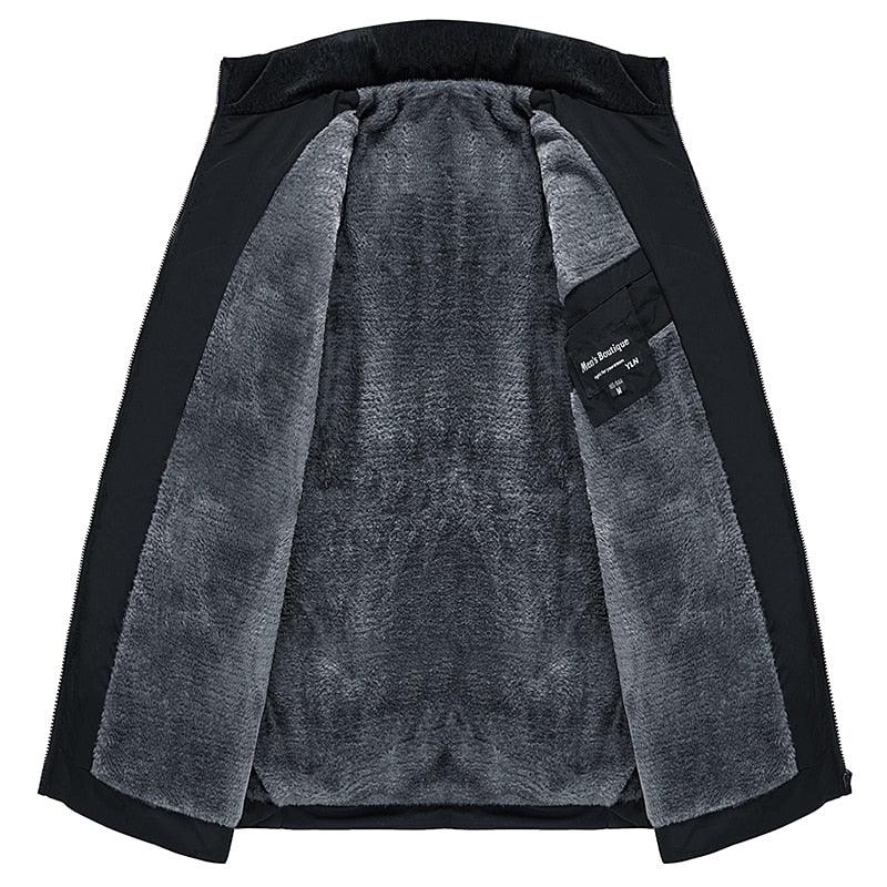 Veste d'hiver chaude pour homme Veste décontractée pour homme Veste de mode printemps automne Veste rembourrée épaisse et chaude confortable pour homme Veste d'aventure en plein air
