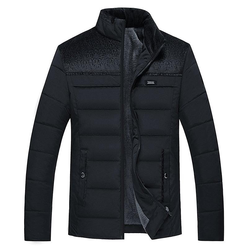 Veste d'hiver chaude pour homme Veste décontractée pour homme Veste de mode printemps automne Veste rembourrée épaisse et chaude confortable pour homme Veste d'aventure en plein air