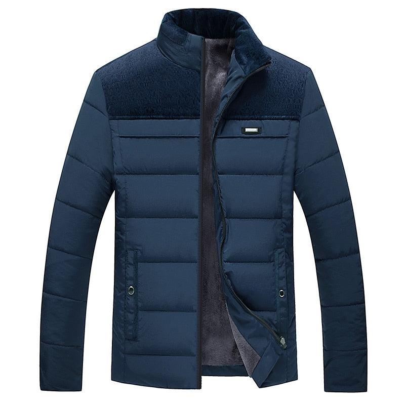 Veste d'hiver chaude pour homme Veste décontractée pour homme Veste de mode printemps automne Veste rembourrée épaisse et chaude confortable pour homme Veste d'aventure en plein air