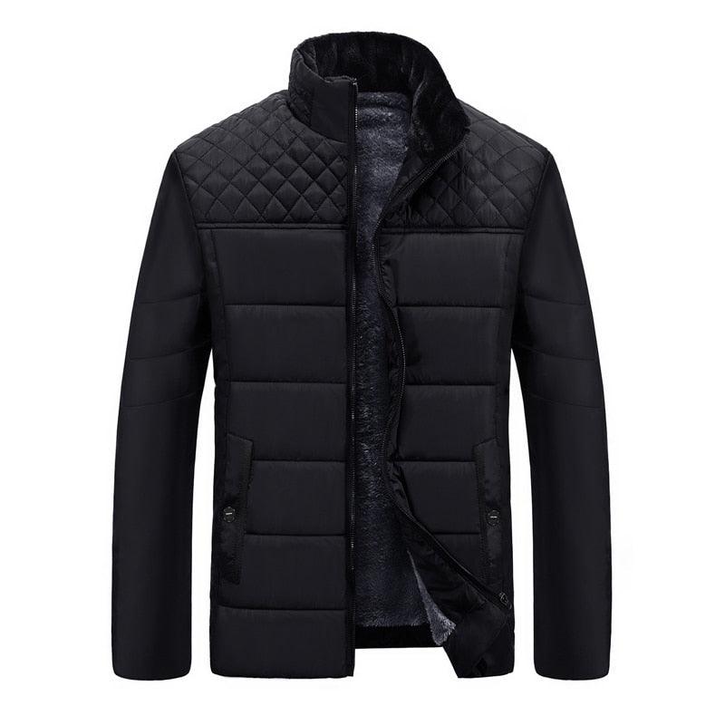 Veste d'hiver chaude pour homme Veste décontractée pour homme Veste de mode printemps automne Veste rembourrée épaisse et chaude confortable pour homme Veste d'aventure en plein air