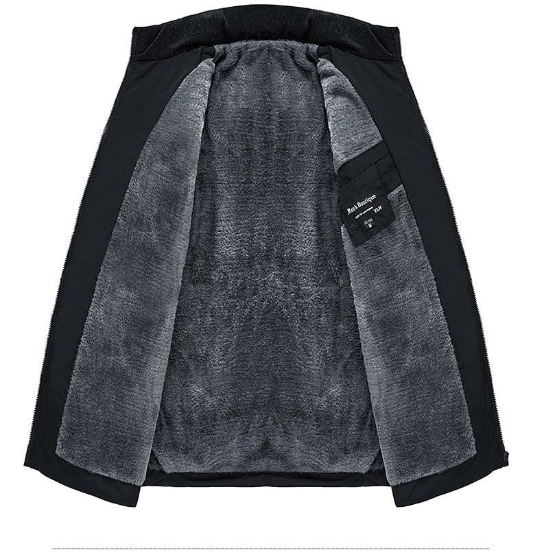 Veste d'hiver chaude pour homme Veste décontractée pour homme Veste de mode printemps automne Veste rembourrée épaisse et chaude confortable pour homme Veste d'aventure en plein air