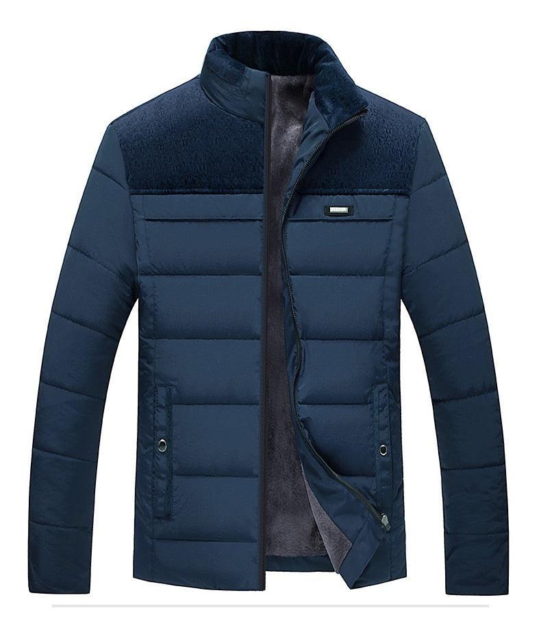 Veste d'hiver chaude pour homme Veste décontractée pour homme Veste de mode printemps automne Veste rembourrée épaisse et chaude confortable pour homme Veste d'aventure en plein air