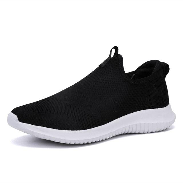 Chaussures de sport légères pour hommes, baskets décontractées à enfiler, chaussures de marche, baskets chaussettes, chaussures de plage respirantes en maille pour l'été, espadrilles athlétiques confortables en maille