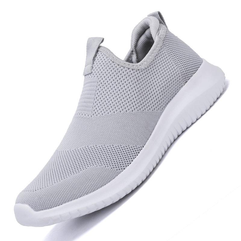 Chaussures de sport légères pour hommes, baskets décontractées à enfiler, chaussures de marche, baskets chaussettes, chaussures de plage respirantes en maille pour l'été, espadrilles athlétiques confortables en maille