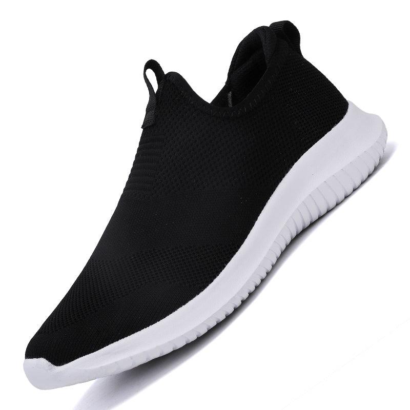 Chaussures de sport légères pour hommes, baskets décontractées à enfiler, chaussures de marche, baskets chaussettes, chaussures de plage respirantes en maille pour l'été, espadrilles athlétiques confortables en maille