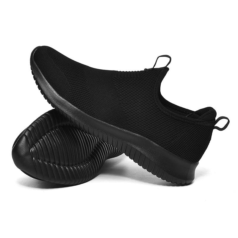 Chaussures de sport légères pour hommes, baskets décontractées à enfiler, chaussures de marche, baskets chaussettes, chaussures de plage respirantes en maille pour l'été, espadrilles athlétiques confortables en maille