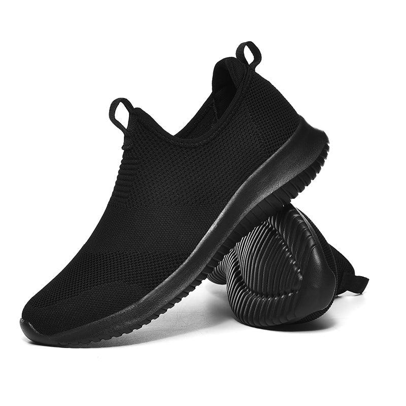 Chaussures de sport légères pour hommes, baskets décontractées à enfiler, chaussures de marche, baskets chaussettes, chaussures de plage respirantes en maille pour l'été, espadrilles athlétiques confortables en maille