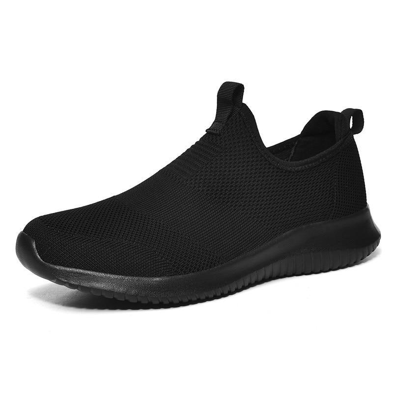 Chaussures de sport légères pour hommes, baskets décontractées à enfiler, chaussures de marche, baskets chaussettes, chaussures de plage respirantes en maille pour l'été, espadrilles athlétiques confortables en maille