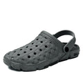 Hommes Chaussures d'été à trous Caoutchouc Plastique Unisexe Chaussures de jardin Chaussures de plage plates Sandales pour hommes Chaussons d'extérieur Intérieur Sandales légères Sabots de jardin Chaussures de randonnée Chaussures d'eau et de plage