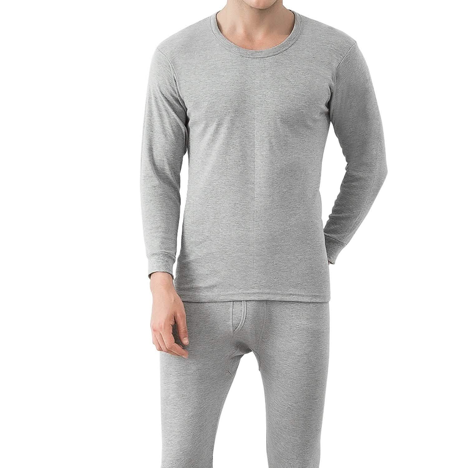 Ensemble de sous-vêtements thermiques pour hommes - Pantalon et haut à manches longues