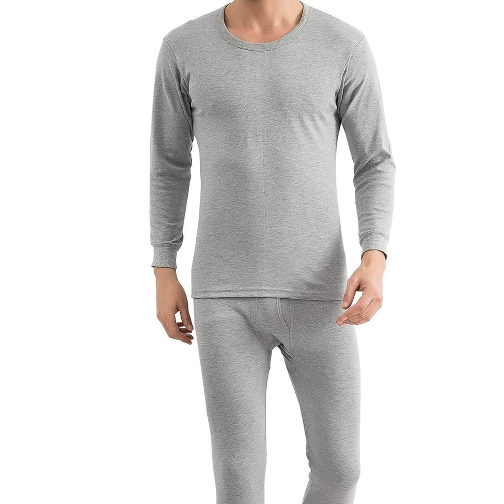 Ensemble de sous-vêtements thermiques pour hommes - Pantalon et haut à manches longues