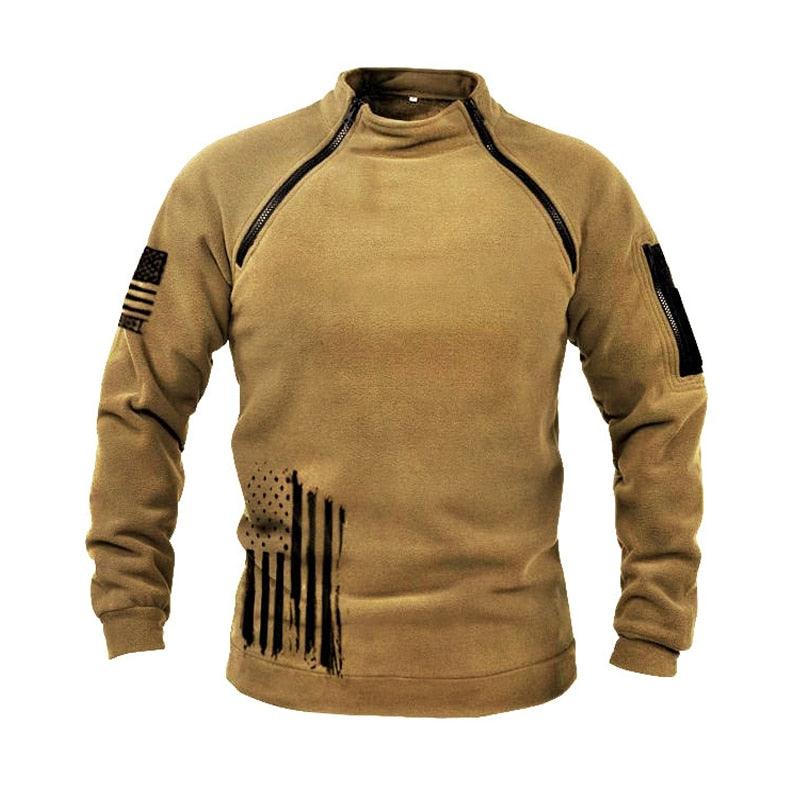 Hommes Blouson Polaire d'Hiver Unique Léger Décontracté Tactique Extérieur Doux Hommes Printemps Chaud Blouson Militaire Homme Vêtements de Sport d'Aventure Vestes Coupe-Vent Élégantes