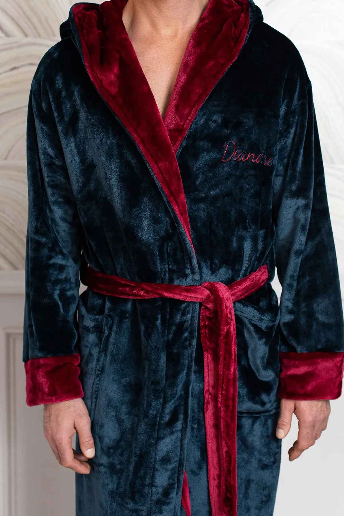 Robe de chambre pour homme à capuche – Confort douillet ultra-doux pour le quotidien