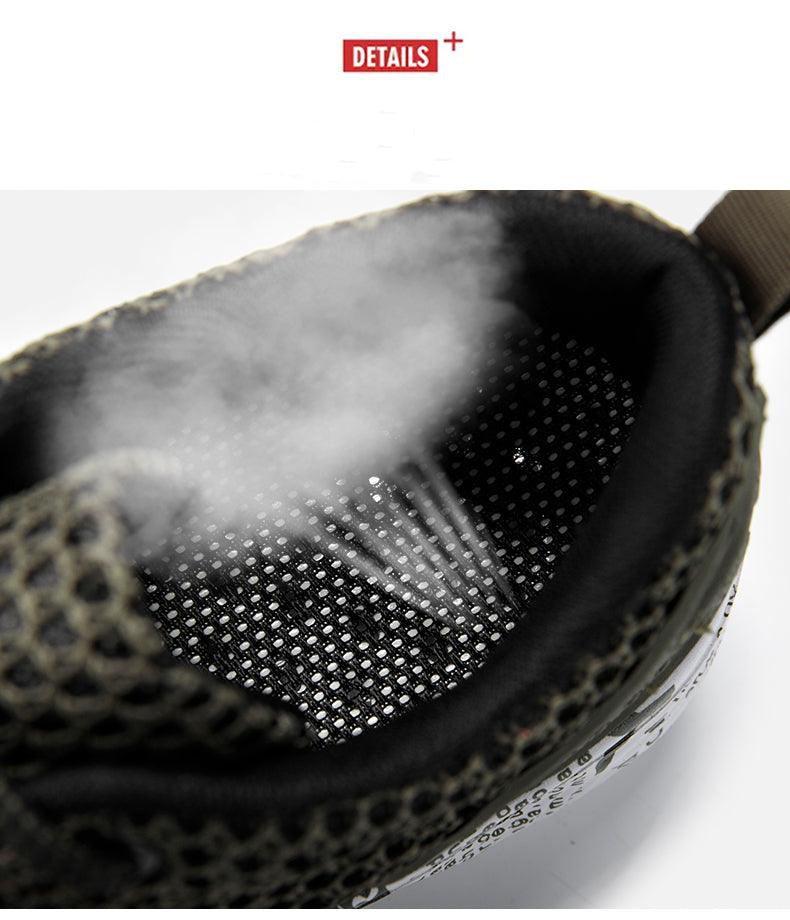 Chaussures d'eau respirantes à séchage rapide pour hommes, chaussures de pêche et de pataugeoire, baskets d'eau ultra-légères et respirantes, chaussures de marche antidérapantes, baskets de sport à la mode