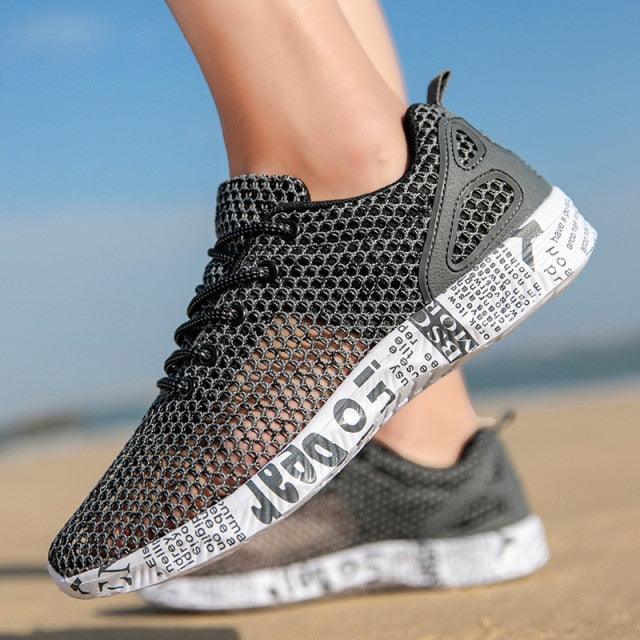 Chaussures d'eau respirantes à séchage rapide pour hommes, chaussures de pêche et de pataugeoire, baskets d'eau ultra-légères et respirantes, chaussures de marche antidérapantes, baskets de sport à la mode