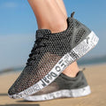 Chaussures d'eau respirantes à séchage rapide pour hommes, chaussures de pêche et de pataugeoire, baskets d'eau ultra-légères et respirantes, chaussures de marche antidérapantes, baskets de sport à la mode