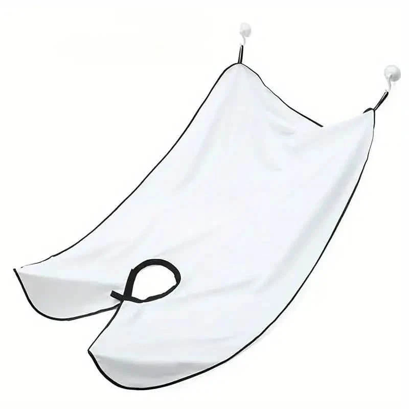 Tablier de rasage pour homme - Accessoires de toilettage avec deux ventouses