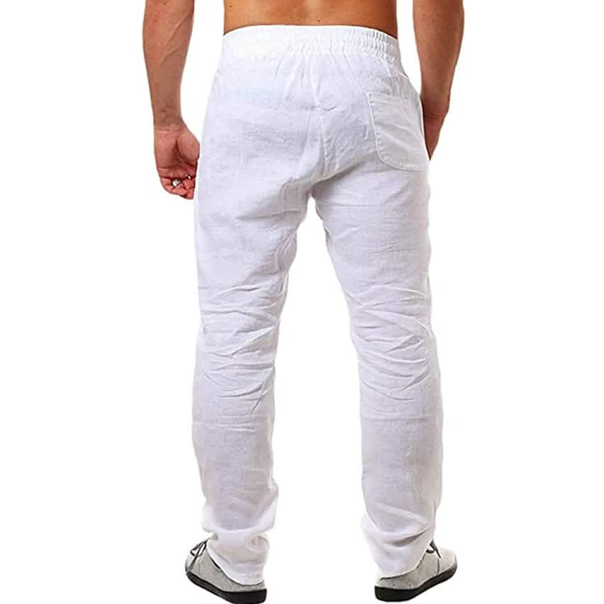 Pantalon droit décontracté respirant pour homme